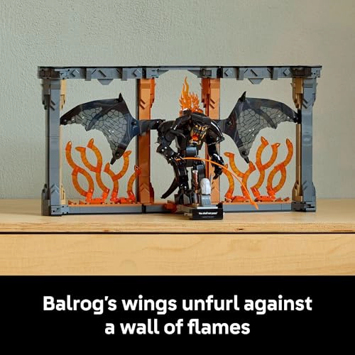LEGO ICONS THE LORD OF THE RINGS BALROG BOOK NOOK KIT KIT DE CONSTRUCCION DE MANUALIDADES DIY - 6