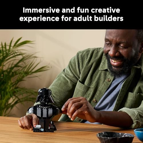 LEGO STAR WARS DARTH VADER BUSTO JUEGO DE CONSTRUCCION COLECCIONABLE PARA ADULTOS A PARTIR DE 18 - 3