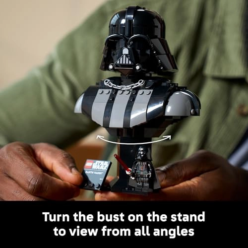 LEGO STAR WARS DARTH VADER BUSTO JUEGO DE CONSTRUCCION COLECCIONABLE PARA ADULTOS A PARTIR DE 18 - 6