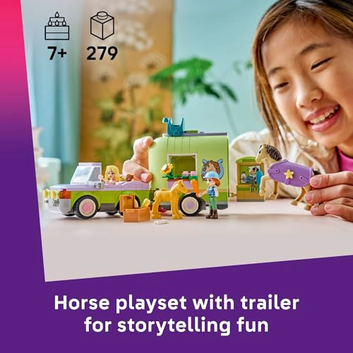 LEGO FRIENDS HORSE BABY FOAL TRAILER JUGUETE DE CONSTRUCCION PARA NIÑAS Y NIÑOS JUEGO DE SIMULACION - 2