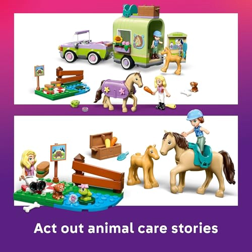 LEGO FRIENDS HORSE BABY FOAL TRAILER JUGUETE DE CONSTRUCCION PARA NIÑAS Y NIÑOS JUEGO DE SIMULACION - 4