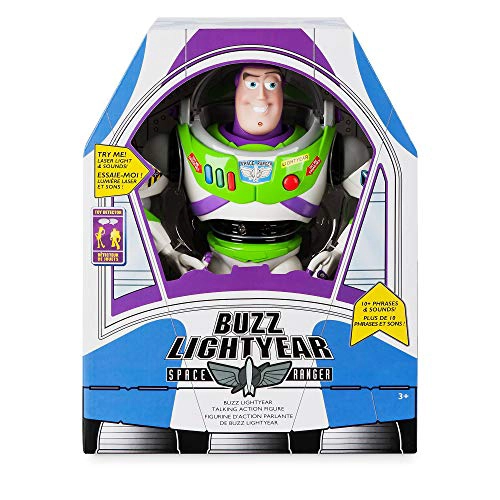 DISNEY STORE BUZZ LIGHTYEAR FIGURA DE ACCION PARLANTE INTERACTIVA OFICIAL DE TOY STORY INCLUYE MAS - 4