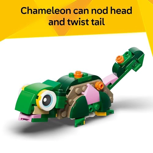 LEGO CREATOR 3 EN 1 TORTUGA CON UNA FLOR DE NENUFAR JUGUETE DE CONSTRUCCION PARA NIÑAS Y NIÑOS - 5