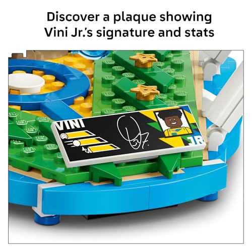 LEGO EDITIONS VINI JR JUEGO DE CONSTRUCCION PARA NIÑOS Y NIÑAS A PARTIR DE 10 AÑOS REGALO DE FUTBOL - 4