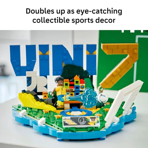 LEGO EDITIONS VINI JR JUEGO DE CONSTRUCCION PARA NIÑOS Y NIÑAS A PARTIR DE 10 AÑOS REGALO DE FUTBOL - 6