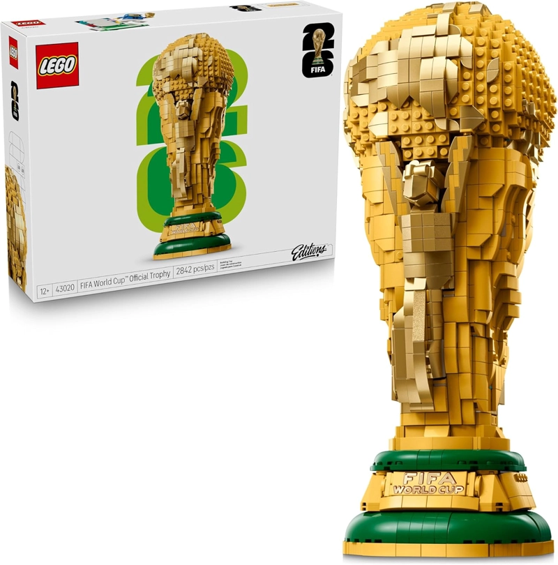 CONJUNTO DE CONSTRUCCION DEL TROFEO OFICIAL DEL MUNDIAL DE LA FIFA DE LEGO EDICIONES KIT - 1