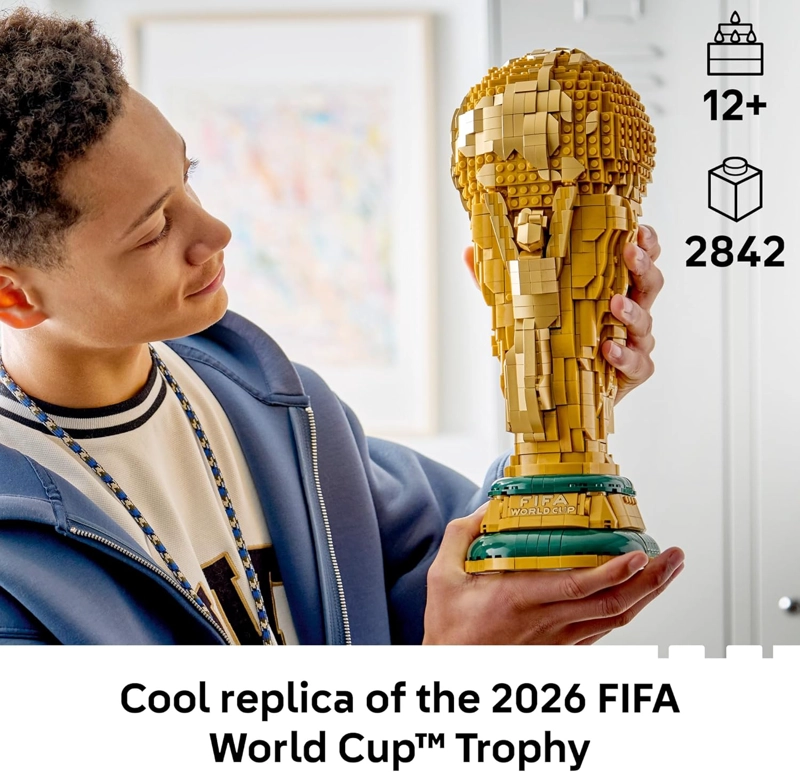 CONJUNTO DE CONSTRUCCION DEL TROFEO OFICIAL DEL MUNDIAL DE LA FIFA DE LEGO EDICIONES KIT - 3