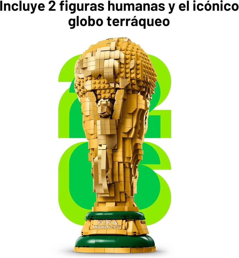 CONJUNTO DE CONSTRUCCION DEL TROFEO OFICIAL DEL MUNDIAL DE LA FIFA DE LEGO EDICIONES KIT - 4