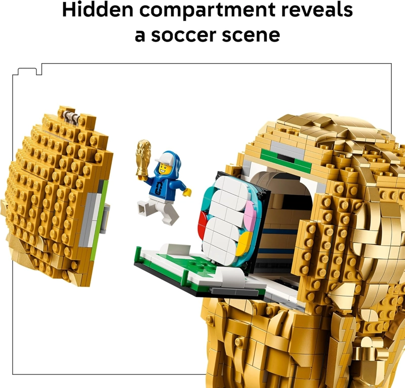 CONJUNTO DE CONSTRUCCION DEL TROFEO OFICIAL DEL MUNDIAL DE LA FIFA DE LEGO EDICIONES KIT - 5