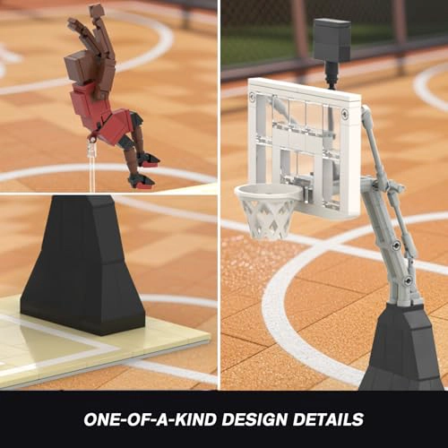 JUEGO DE BLOQUES DE CONSTRUCCION DE ESTRELLAS DE BALONCESTO DEPORTIVO 187 PIEZAS JUGUETE CREATIVO - 3