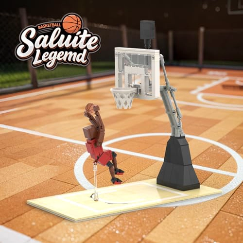 JUEGO DE BLOQUES DE CONSTRUCCION DE ESTRELLAS DE BALONCESTO DEPORTIVO 187 PIEZAS JUGUETE CREATIVO - 4