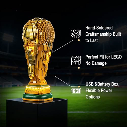 VAODEST KIT DE ILUMINACION LED PARA LEGO FIFA WORLD CUP OFFICIAL TROPHY 43020 LUCES DECORATIVAS - 5