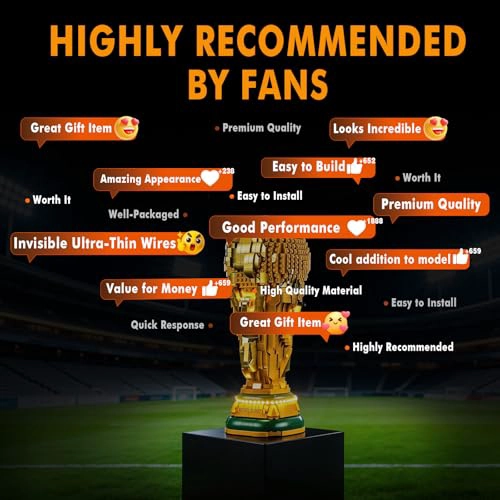 VAODEST KIT DE ILUMINACION LED PARA LEGO FIFA WORLD CUP OFFICIAL TROPHY 43020 LUCES DECORATIVAS - 6