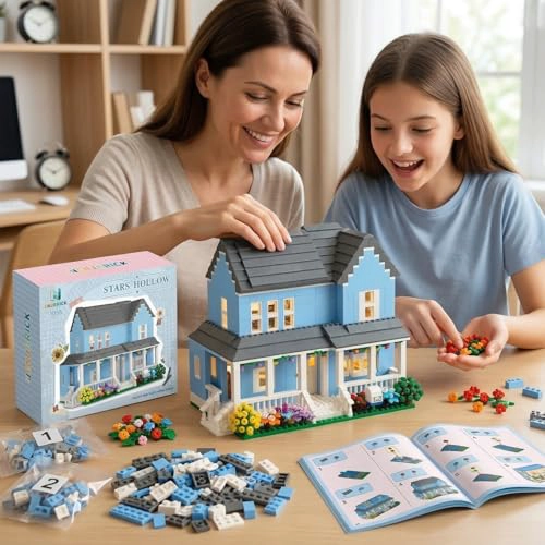 CONJUNTO DE CONSTRUCCION DE CASA GILMORE COMPATIBLE CON LEGO PARA NIÑAS KIT DE CONSTRUCCION - 2