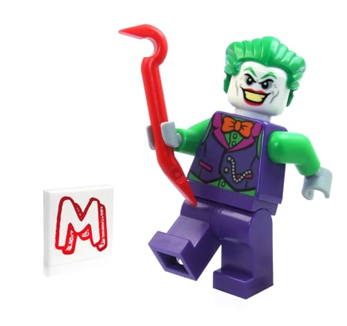 LEGO SUPER HEROES DC MINIFIGURA DE BATMAN GUASON CON CORBATA DE ARCO NARANJA CON PALANCA 76119 - 1