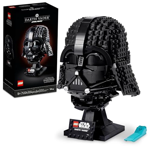 LEGO STAR WARS DARTH VADER JUEGO DE CONSTRUCCION DE CASCO PARA ADULTOS KIT DE MODELO COLECCIONABLE - 1