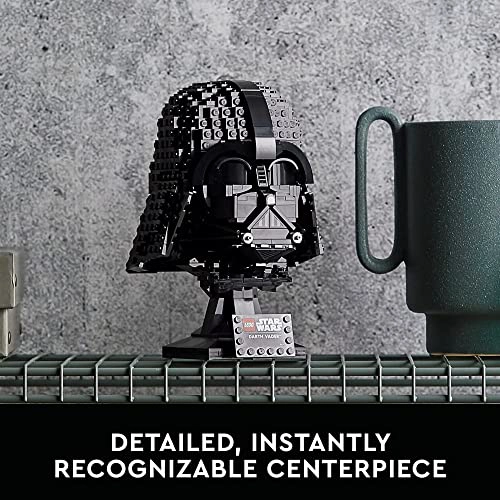 LEGO STAR WARS DARTH VADER JUEGO DE CONSTRUCCION DE CASCO PARA ADULTOS KIT DE MODELO COLECCIONABLE - 3