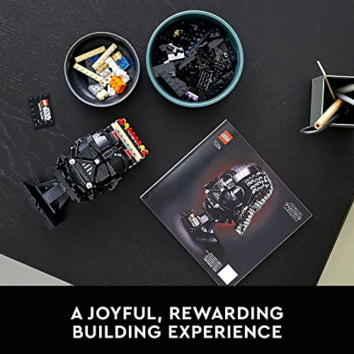 LEGO STAR WARS DARTH VADER JUEGO DE CONSTRUCCION DE CASCO PARA ADULTOS KIT DE MODELO COLECCIONABLE - 6