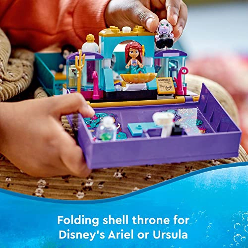 LEGO DISNEY 43213 JUEGO DIVERTIDO DE LIBRO DE CUENTOS DE LA SIRENITA CON ARIEL EL PRINCIPE ERIC - 5