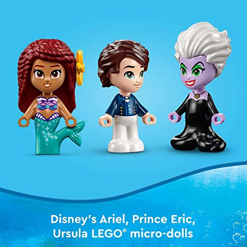 LEGO DISNEY 43213 JUEGO DIVERTIDO DE LIBRO DE CUENTOS DE LA SIRENITA CON ARIEL EL PRINCIPE ERIC - 6