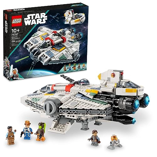 LEGO STAR WARS AHSOKA GHOST AND PHANTOM II JUGUETE DE NAVE ESPACIAL STAR WARS PARA NIÑOS NIÑOS - 1