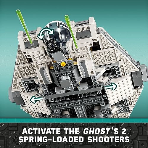 LEGO STAR WARS AHSOKA GHOST AND PHANTOM II JUGUETE DE NAVE ESPACIAL STAR WARS PARA NIÑOS NIÑOS - 3