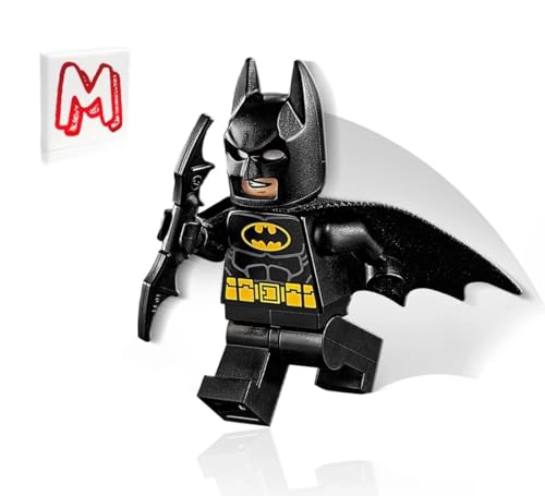 LEGO SUPER HEROES DC BATMAN MINIFIGURE BATMAN EN TRAJE NEGRO CON BATCAPE Y BATARANG JUNIOR SETS - 7