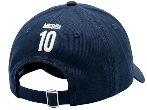 GORRA DE BE ISBOL CON LICENCIA OFICIAL DE ARGENTINA AFA MESSI 10 CORREA DE HEBILLA AJUSTABLE ESCUDO - 2