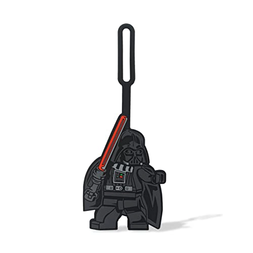 LEGO STAR WARS ETIQUETA PARA BOLSA DARTH VADER 52233 COLOR NEGRO ETIQUETA DE SILICONA PARA EQUIPAJE - 1