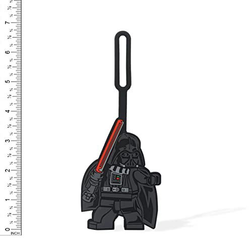 LEGO STAR WARS ETIQUETA PARA BOLSA DARTH VADER 52233 COLOR NEGRO ETIQUETA DE SILICONA PARA EQUIPAJE - 3