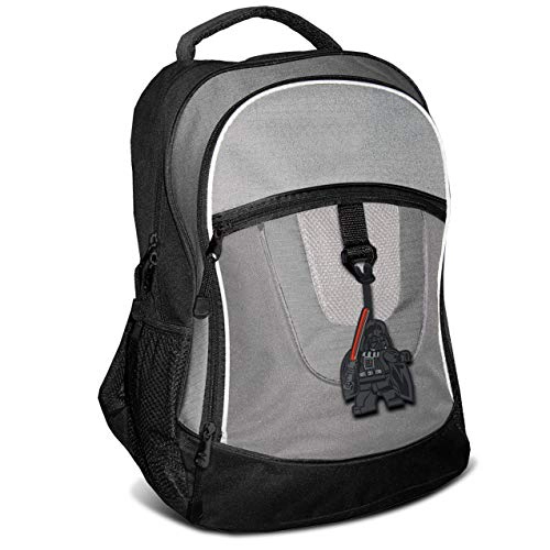 LEGO STAR WARS ETIQUETA PARA BOLSA DARTH VADER 52233 COLOR NEGRO ETIQUETA DE SILICONA PARA EQUIPAJE - 5
