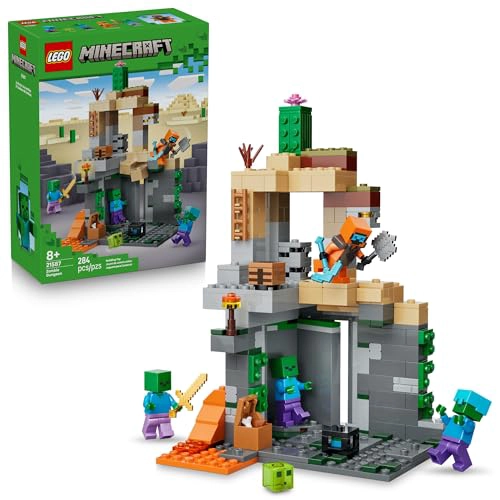 LEGO MINECRAFT ZOMBIE DUNGEON JUGUETE DE CONSTRUCCION Y SIMULACION PARA NIÑOS Y NIÑAS JUEGO - 1
