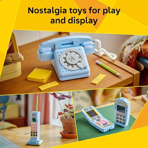 LEGO CREATOR 31174 TELE FONO RETRO 3 EN 1 PARA NIÑOS DECORACION DEL HOGAR PARA DORMITORIO O - 3