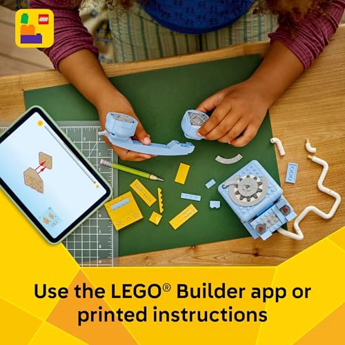 LEGO CREATOR 31174 TELE FONO RETRO 3 EN 1 PARA NIÑOS DECORACION DEL HOGAR PARA DORMITORIO O - 6