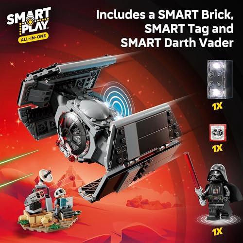 LEGO STAR WARS SMART PLAY JUEGO DE CONSTRUCCION INTERACTIVO TIE FIGHTER DE DARTH VADER SET TODO - 2