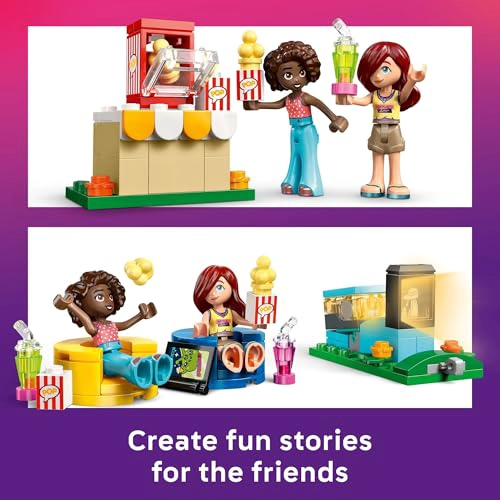 LEGO FRIENDS NOCHE DE PELICULA DE AMISTAD JUEGO DE CONSTRUCCION DE ROLES JUEGO DE CONSTRUCCION - 4