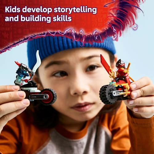 LEGO NINJAGO MOTOCICLETA DE CARRERAS DE VELOCIDAD DE KAI JUGUETE DE CONSTRUCCION PARA NIÑOS JUGUETE - 4