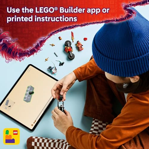 LEGO NINJAGO MOTOCICLETA DE CARRERAS DE VELOCIDAD DE KAI JUGUETE DE CONSTRUCCION PARA NIÑOS JUGUETE - 6