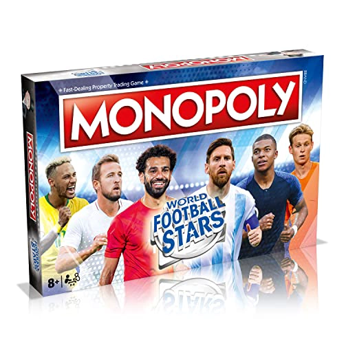 WINNING MOVES JUEGO DE MESA MONOPOLY CON ESTRELLAS DE FUTBOL MUNDIAL JUEGA CON CRISTIANO RONALDO - 1