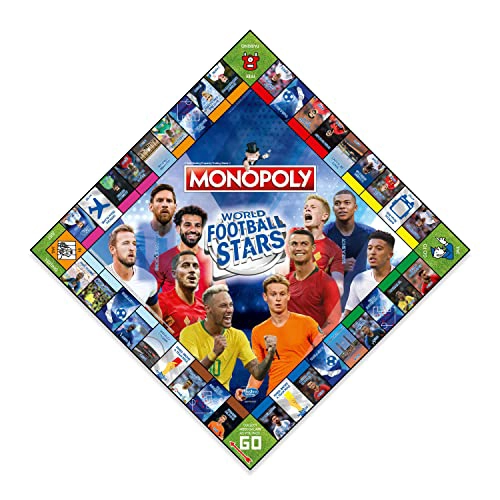 WINNING MOVES JUEGO DE MESA MONOPOLY CON ESTRELLAS DE FUTBOL MUNDIAL JUEGA CON CRISTIANO RONALDO - 6