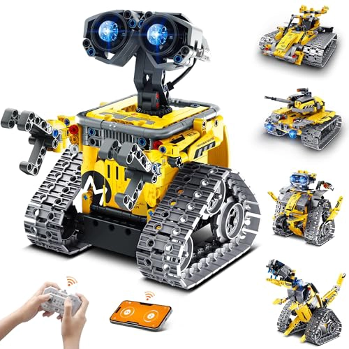 MIBIDO STEM ROBOT KIT DE CONSTRUCCION DE REGALO PARA NIÑOS DE 8 A 12 AÑOS CON CONTROL REMOTO - 1