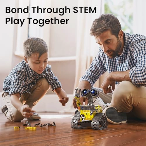 MIBIDO STEM ROBOT KIT DE CONSTRUCCION DE REGALO PARA NIÑOS DE 8 A 12 AÑOS CON CONTROL REMOTO - 2