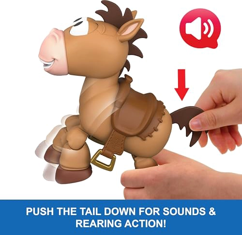 MATTEL DISNEY Y PIXAR TOY STORY 5 LILPARTNER BULLSEYE JUGUETE DE CABALLO FIGURA POSABLE DE 74 - 5
