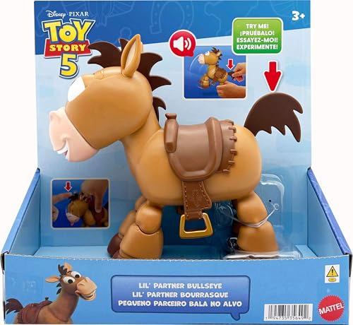MATTEL DISNEY Y PIXAR TOY STORY 5 LILPARTNER BULLSEYE JUGUETE DE CABALLO FIGURA POSABLE DE 74 - 6