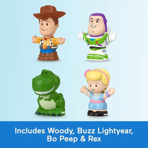 FISHERPRICE LITTLE PEOPLE JUGUETES PARA NIÑOS PEQUEÑOS DISNEY PIXAR TOY STORY PAQUETE DE FIGURAS - 3