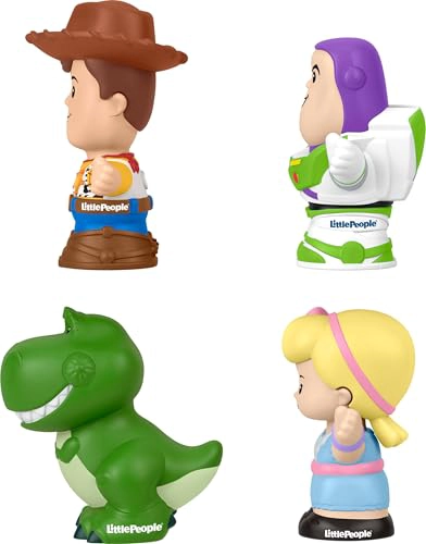 FISHERPRICE LITTLE PEOPLE JUGUETES PARA NIÑOS PEQUEÑOS DISNEY PIXAR TOY STORY PAQUETE DE FIGURAS - 4
