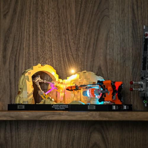 BRIKSMAX KIT DE ILUMINACION LED PARA LEGO75380 MOS ESPA PODRACE DIORAMA COMPATIBLE CON LEGO STAR - 2