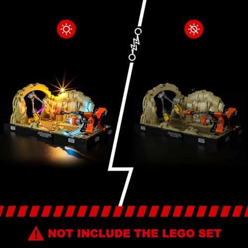 BRIKSMAX KIT DE ILUMINACION LED PARA LEGO75380 MOS ESPA PODRACE DIORAMA COMPATIBLE CON LEGO STAR - 5