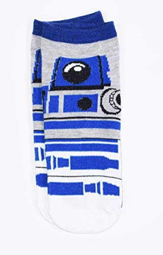 STAR WARS CHEWBACCA DARTH VADER R2D2 FACES CALCETINES TOBILLEROS 5 UNIDADES - 5
