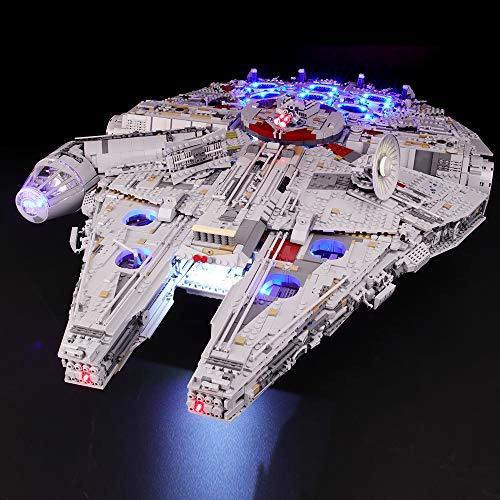 KIT DE ILUMINACION LED BRIKSMAX PARA EL HALCON MILENARIO ULTIMATE DE STAR WARS COMPATIBLE - 1